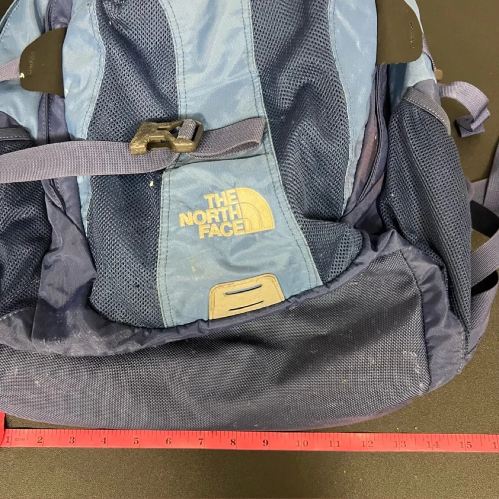 The north‎ face backpack womens blue recon hiking bag outdoor
